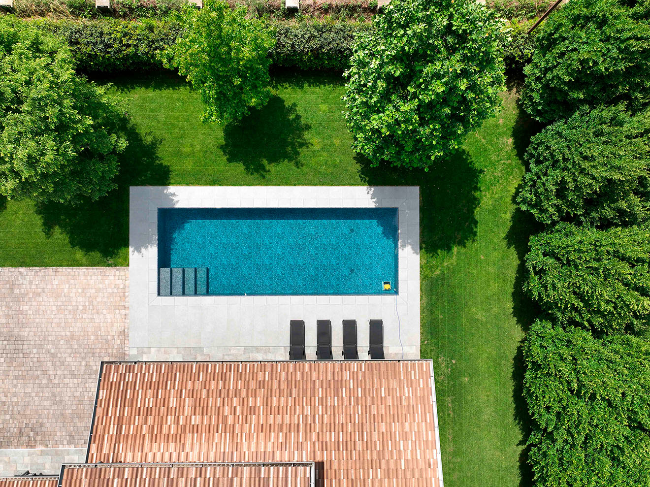 Piscina a sfioro su misura - Cittadella PD