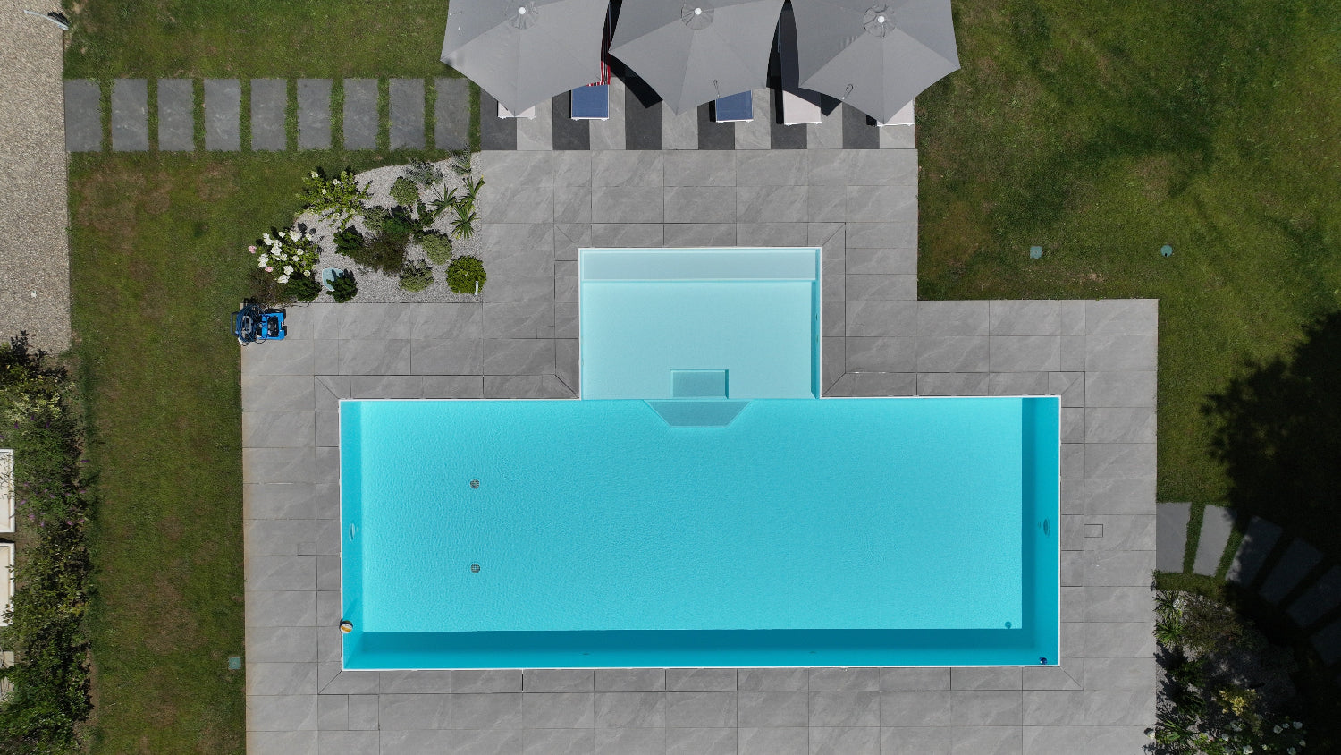 piscina realizzata in un b&b a Maranello nel modenese da Zavatti Piscine 